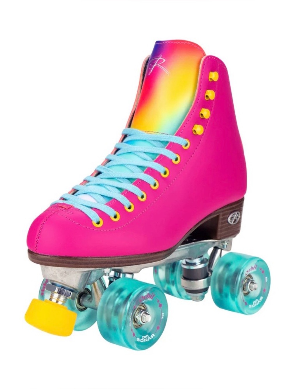 Worn twice Riedell Orbit Orchid Colour Outdoor Roller Blades